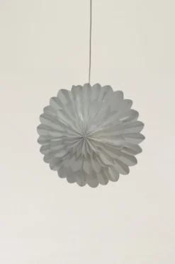 Adventsstjärna 'Lotus' 60cm - Vit