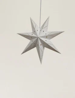 Adventsstjärna 'Skimra' 45cm - Vit