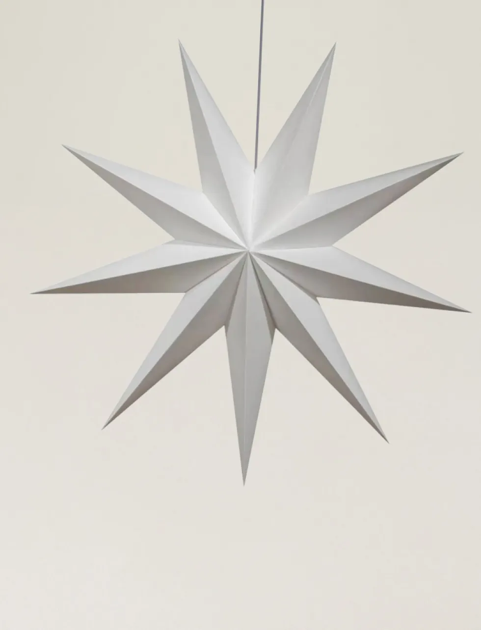 Adventsstjärna 'Vintergatan' 118cm - Vit