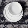 Assiett 'Boho white' - Vit