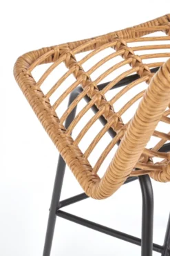 Barstol 'Cane' - Natur/Svart