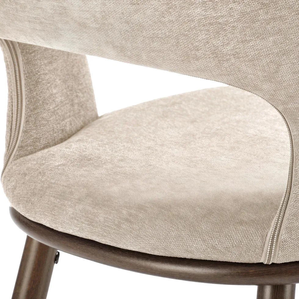Barstol 'Vestby' - Beige/brun