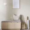 Bänk 'Confetti' 106cm - Vitpigmenterad
