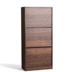 Bokhylla 'Colin' 60x129 - Valnöt/Svart