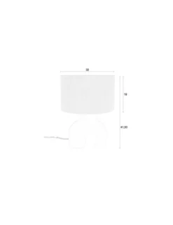 Bordslampa 'Bibi' - Beige