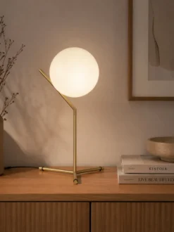 Bordslampa 'Satin' L - Mässing