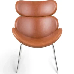Fåtölj 'Hushum' 85cm - Brun