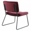 Fåtölj 'Kelly' - Burgundy/Sammet