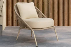 Fåtölj 'Lindos' - Beige
