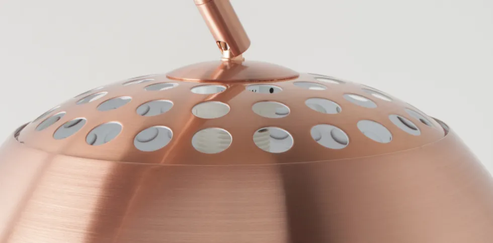 Golvlampa 'Bow' - Koppar