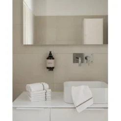 Handduk 'Carlton' 30x30 - Vit