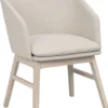 Karmstol 'Windham' - Beige/Vitpigmenterad