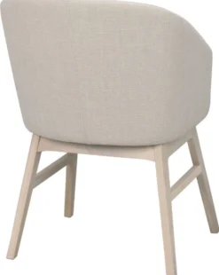 Karmstol 'Windham' - Beige/Vitpigmenterad