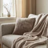 Kuddfodral 'Aranga Super Soft' 45x45cm - Brun