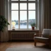 Lampa 'Senigallia' S - Vit/Svart