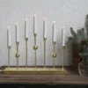 Ljusstake 'Gustavo' - Mässing