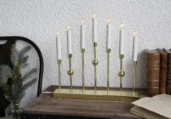 Ljusstake 'Gustavo' - Mässing