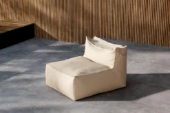 Loungefåtölj 'Rambo' - Cream Beige