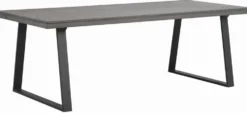 Matbord 'Brooklyn' 220x95cm - Mörkbrun/U-ben