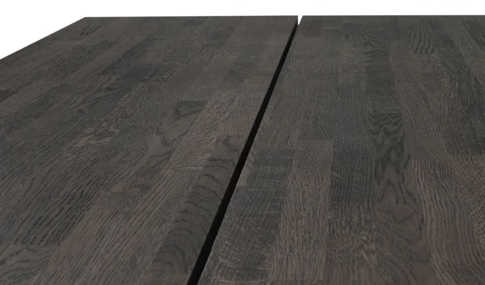 Matbord 'Fred' - Brun/Svart 240x100cm