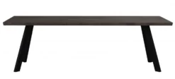 Matbord 'Fred' - Brun/Svart 240x100cm