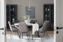 Matbord 'Fred' Runt 160cm - Brun