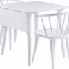Matbord 'Lotta' 80x80cm - Vit