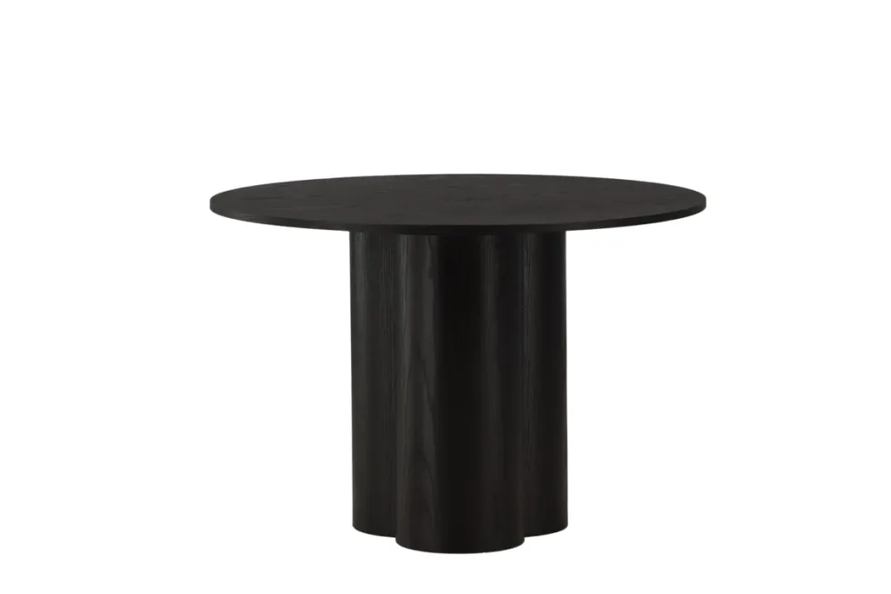 Matbord 'Orsa' Runt 110cm - Svart