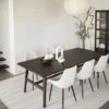 Matbord 'Plainfield' 220x100cm - Mörk ek