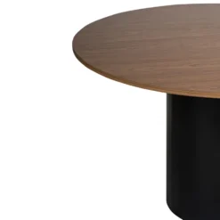 Matbord 'Rounded' Runt 120cm - Valnöt