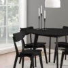 Matbord 'Ärsjö' Runt 105cm - Svart