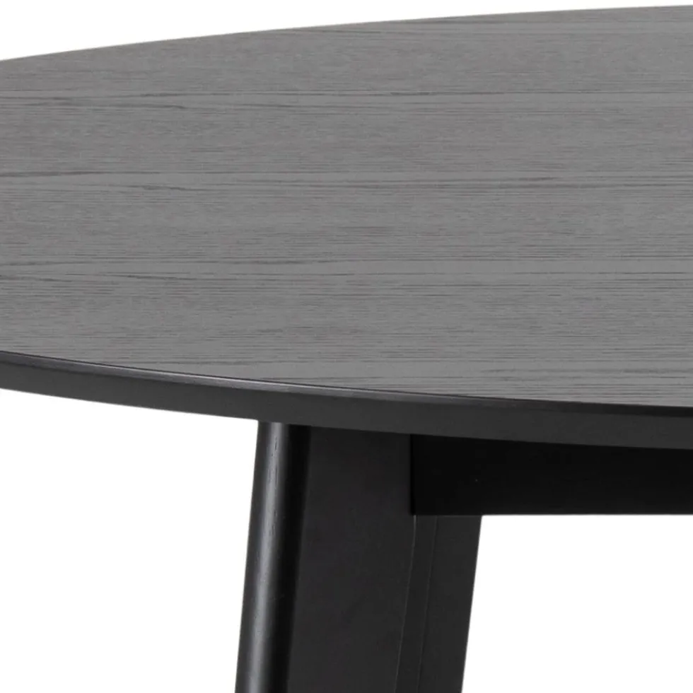 Matbord 'Ärsjö' Runt 140cm - Svart