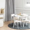 Matbord 'Ärsjö' Runt 105cm - Vit