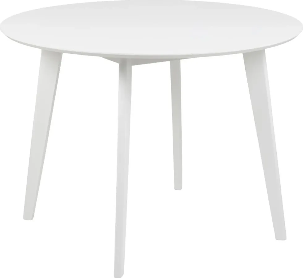 Matbord 'Ärsjö' Runt 105cm - Vit