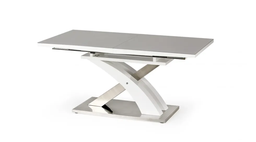 Matbord 'Sandor' 160-220cm - Vit