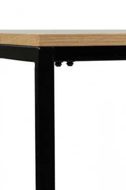 Matbord 'Vega' 180x90cm - Natur/Svart