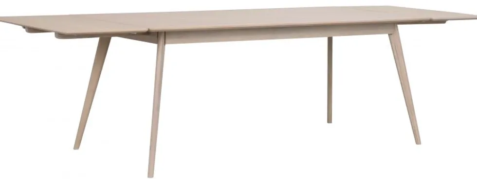 Matbord 'Yumi' 190x90cm - Vitpigmenterad ek
