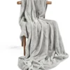 Pläd 'Aranga Super Soft Throw' 130x170cm - Grå