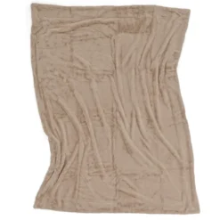 Pläd 'Aranga Super Soft Throw' 130x170cm - Brun
