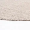 Rund matta 'Dhurry' - Beige
