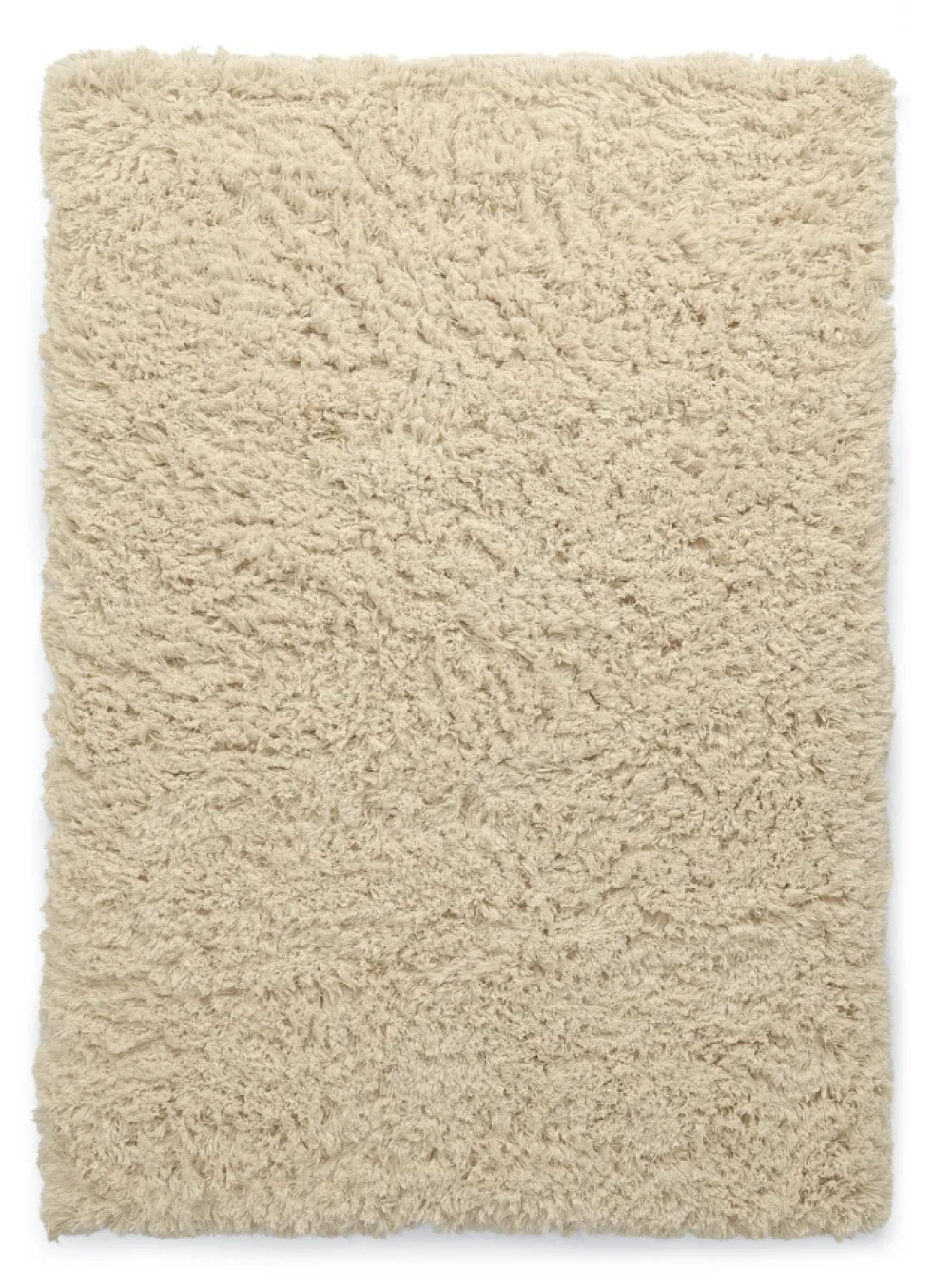 Ryamatta 'Fassale Handvävd Ull' - Beige