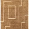 Ryamatta 'Kiberg Handvävd Ull' - Beige