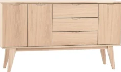 Sideboard 'Filippa' 150x85cm - Ek/Vitpigmenterad