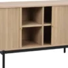 Sideboard 'Haddington' - Vitpigmenterad/Svart
