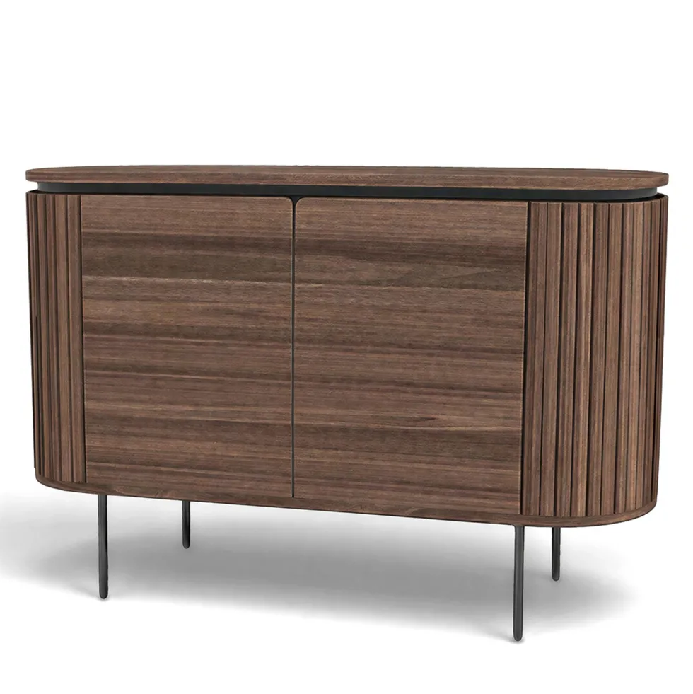 Sideboard 'Kärra' - Valnöt/Svart