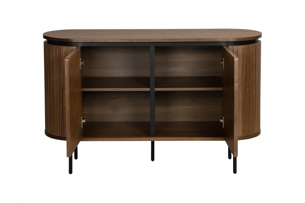 Sideboard 'Kärra' - Valnöt/Svart