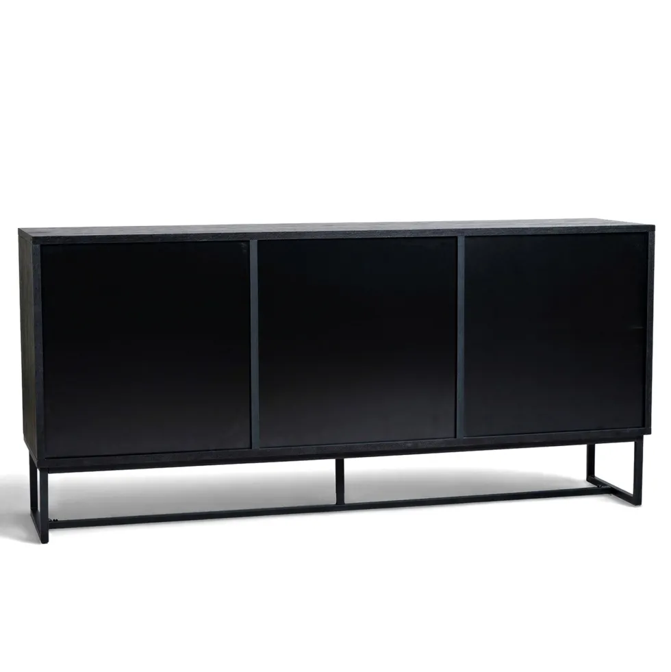 Sideboard 'Sailor' - Svart/Natur