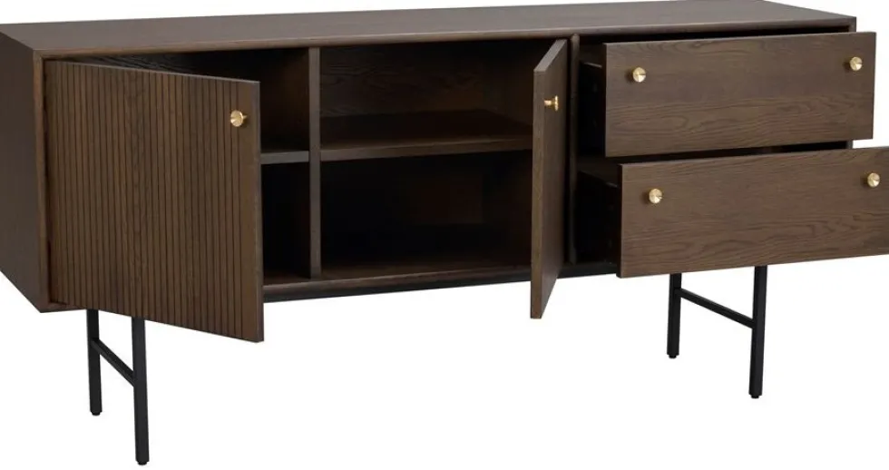 Sidobord 'Clearbrook' - Brun