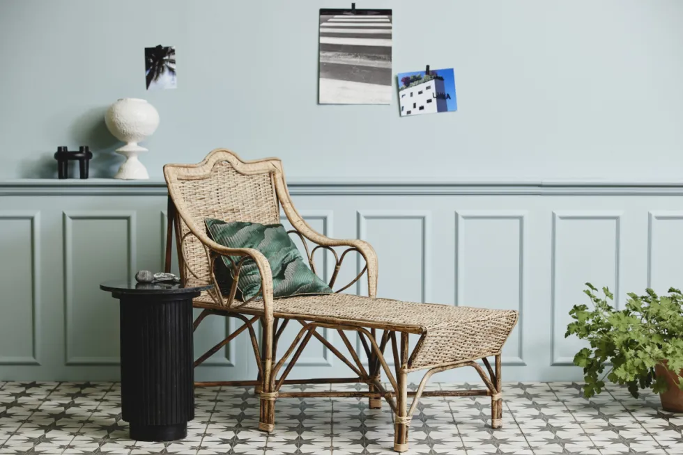 Sidobord 'Erie' Runt 40cm - Svart Marmor