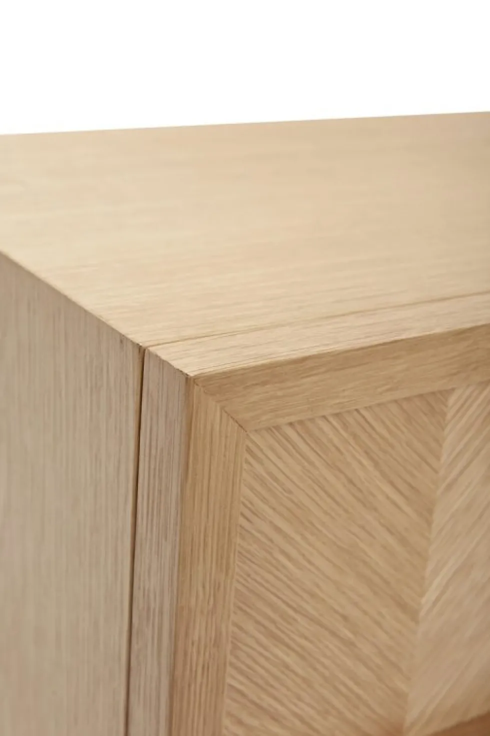 Sidobord 'Herringbone' - Natur